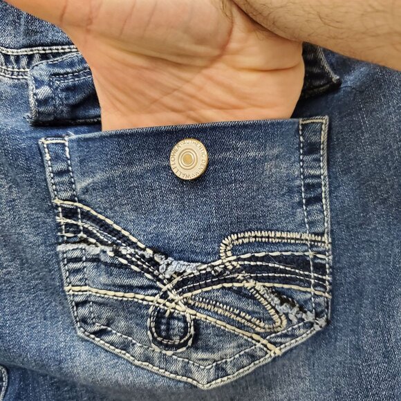 Wallflower The‎ Legendary Fit Woman's Distressed Bootcut Leg Jeans 14 Plus Long - Picture 8 of 9